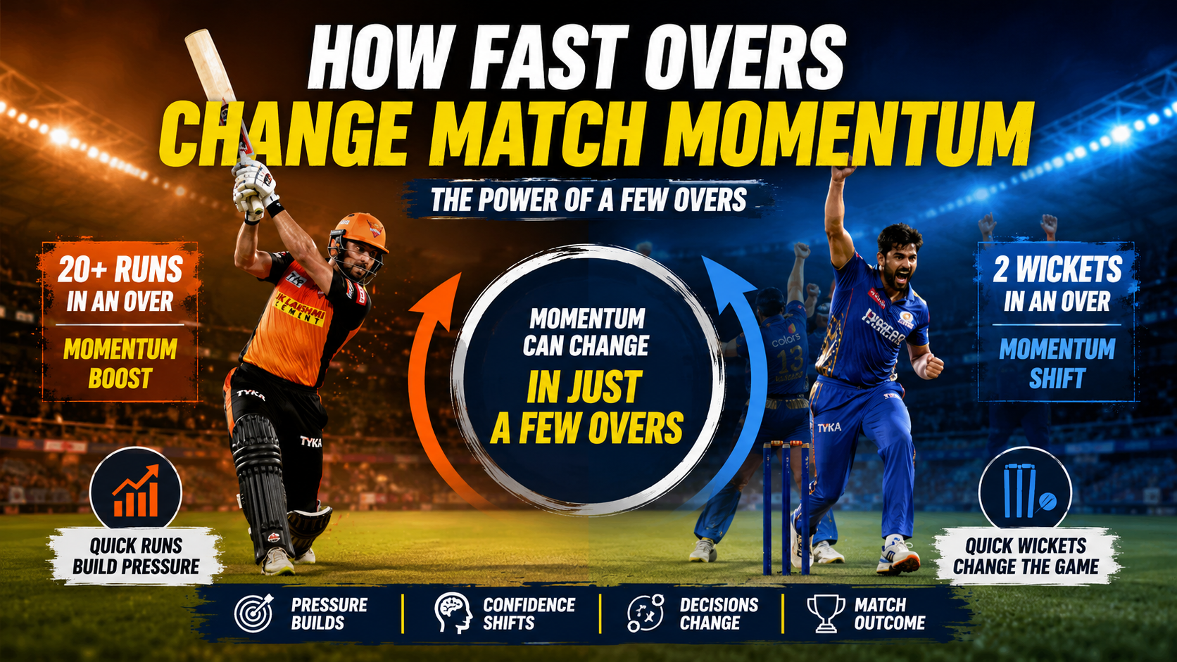 How Fast Overs Change Match Momentum in Cricket