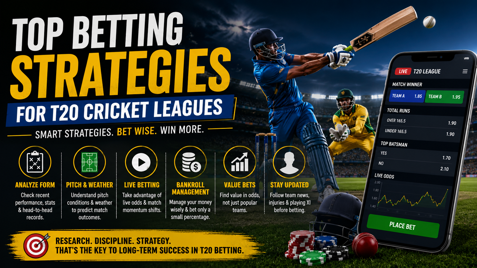 Top Betting Strategies for T20 Leagues