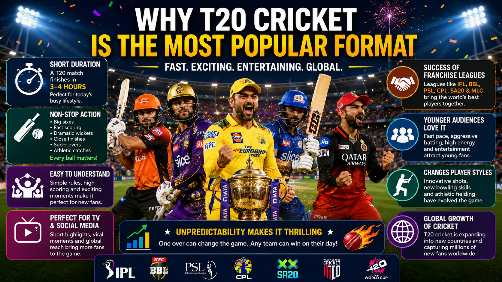 Why T20 Cricket Is the Most Popular Format
