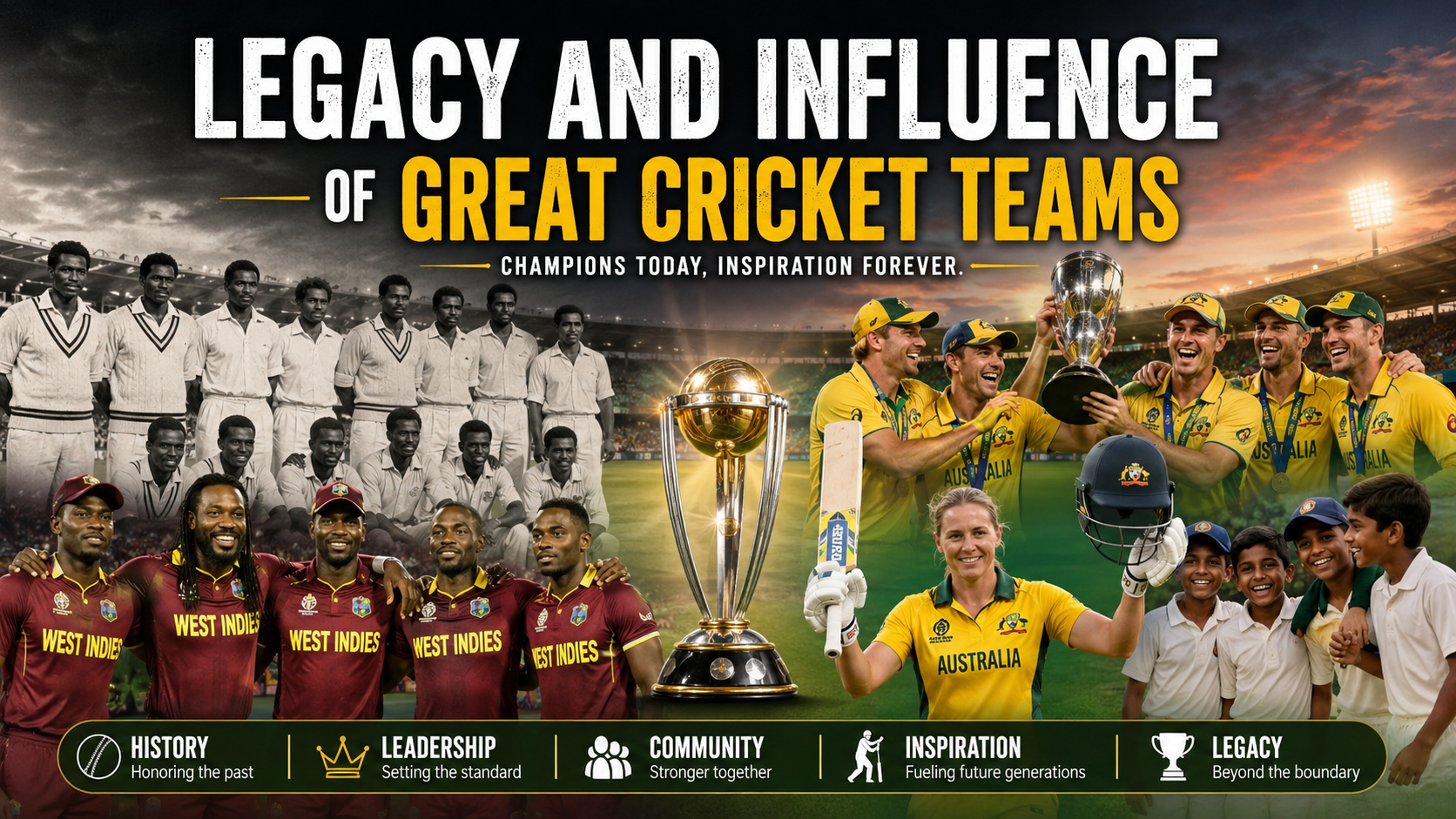 Legacy and Influence of Great Cricket Teams: How Success Shapes Generations Beyond the Field