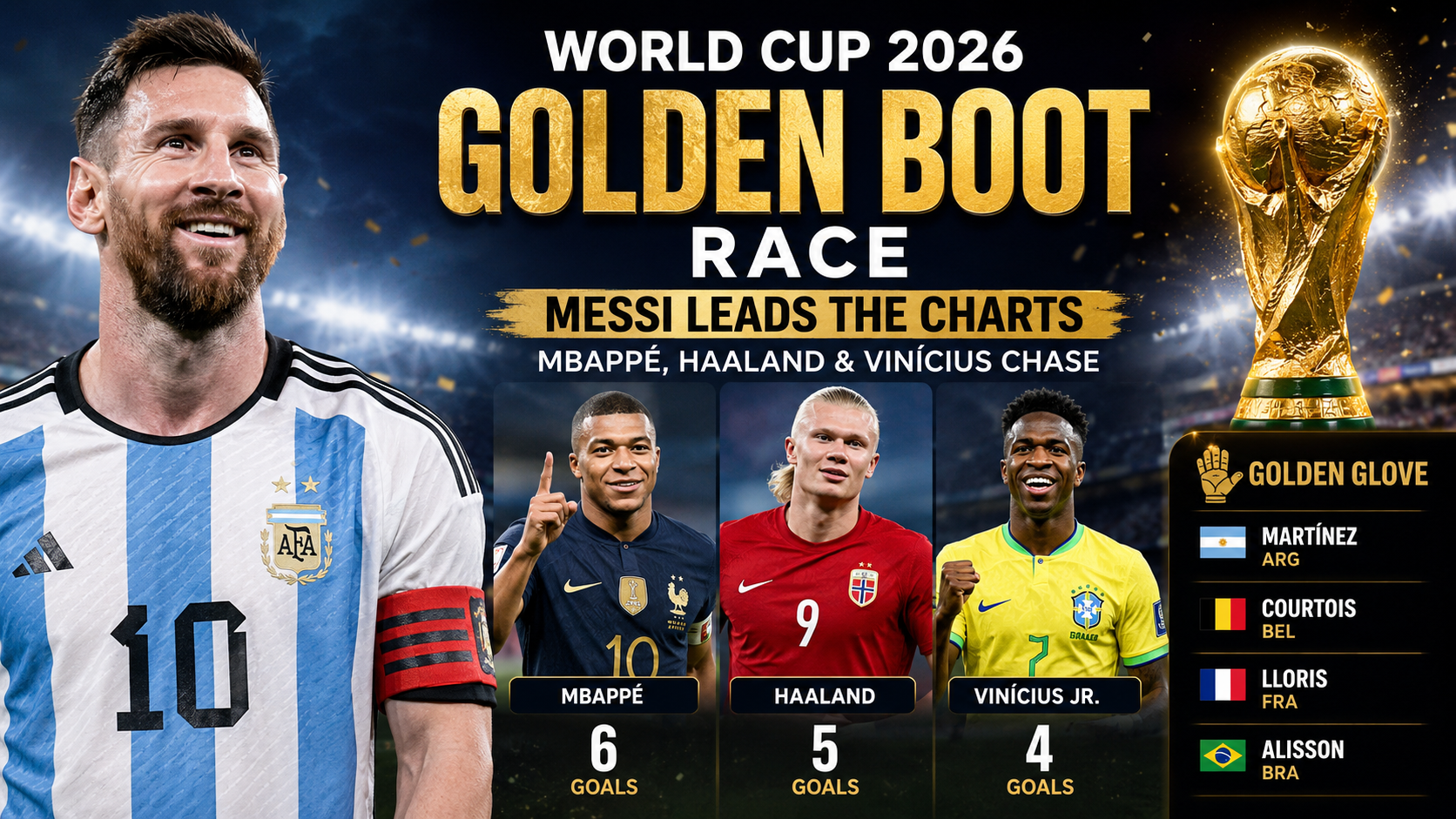 Updated Golden Boot & Golden Glove Race at FIFA World Cup 2026: Full Breakdown, Standings & Analysis